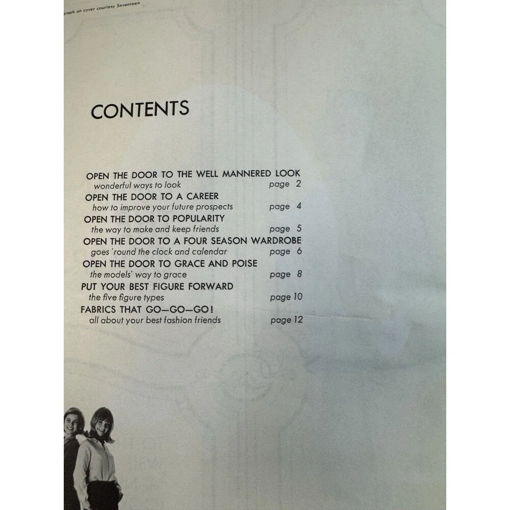 Vintage 1960s DuPont Fashion Booklet Open The Door To The Well Mannered Look Mod